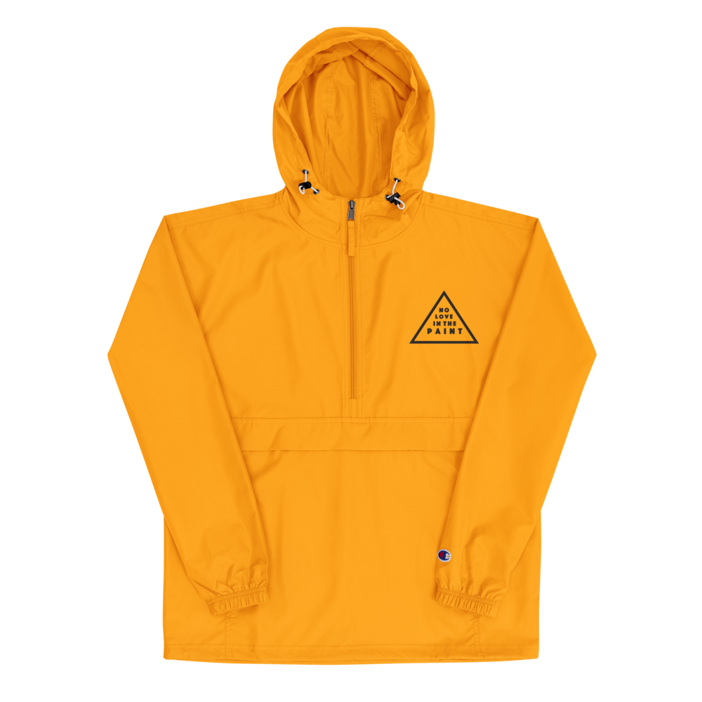 NOLOVEINTHEPAINT X Champion Packable Windbreaker Jacket (Unisex)