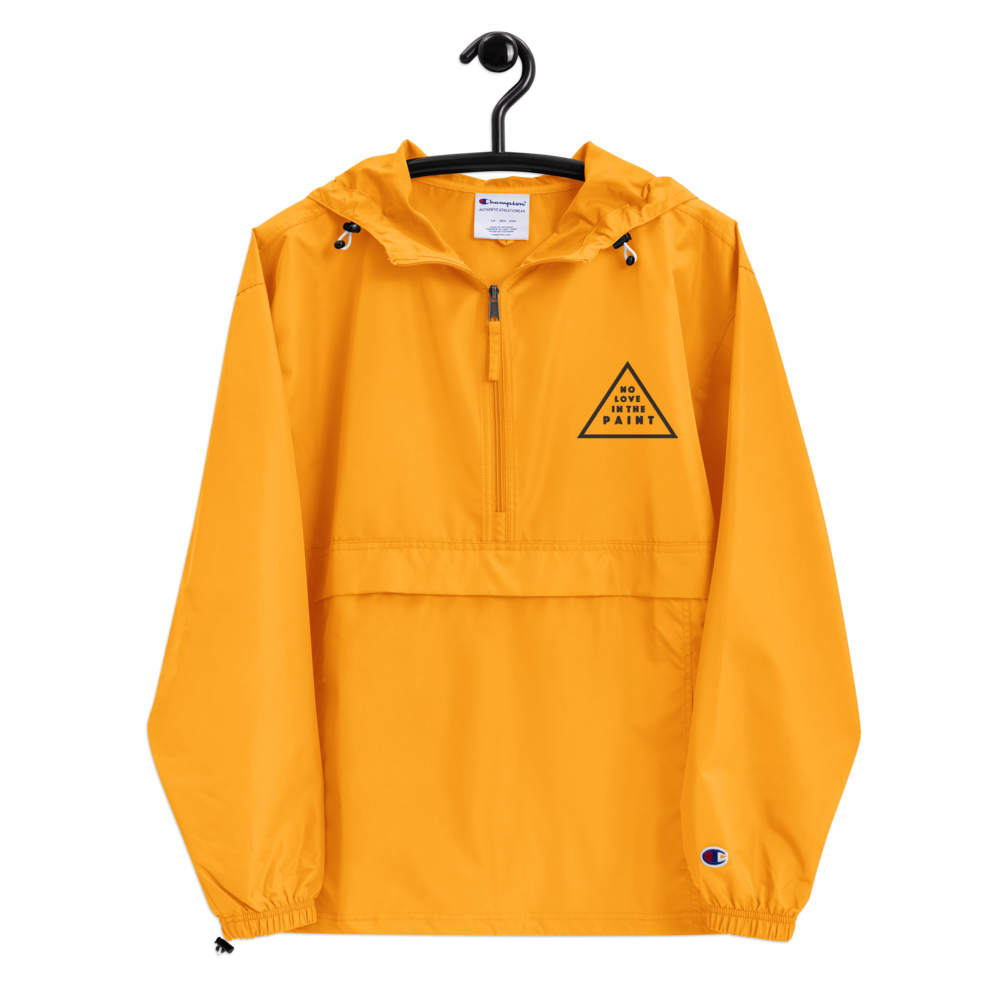 NOLOVEINTHEPAINT X Champion Packable Windbreaker Jacket (Unisex)