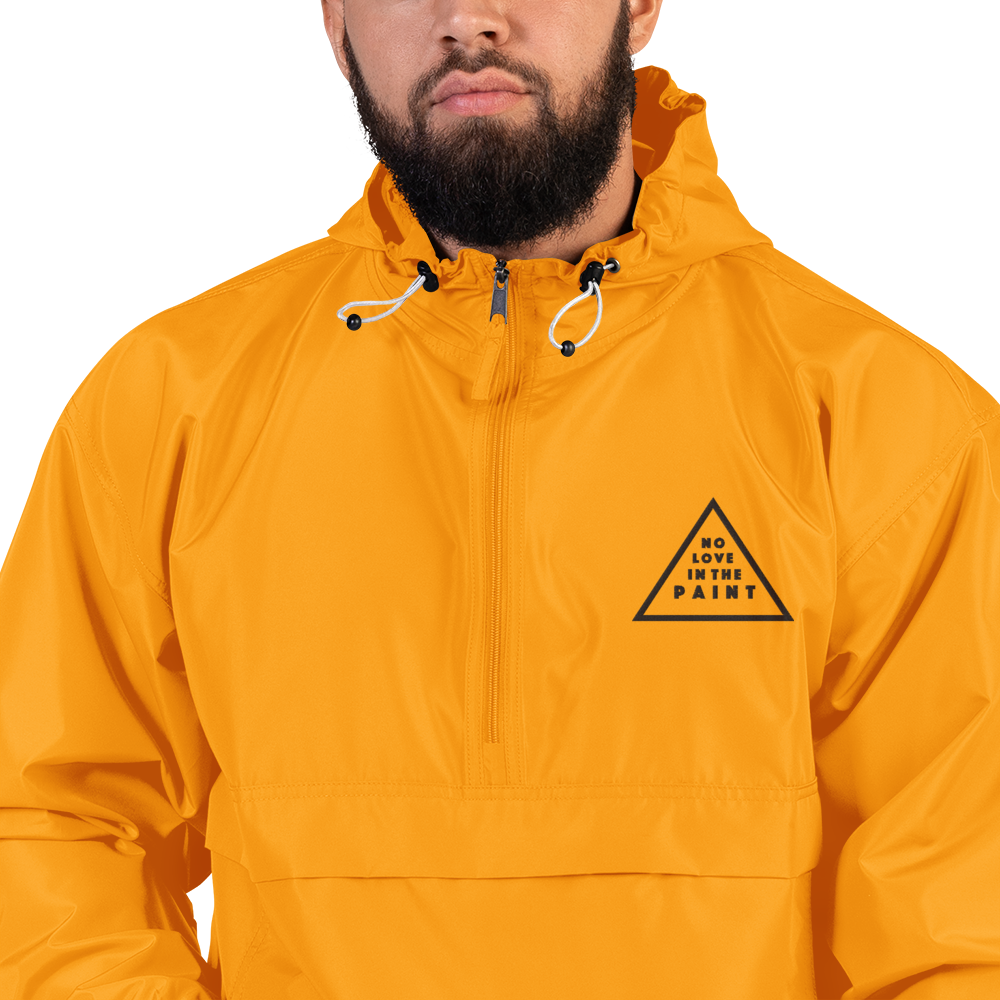 NOLOVEINTHEPAINT X Champion Packable Windbreaker Jacket (Unisex)