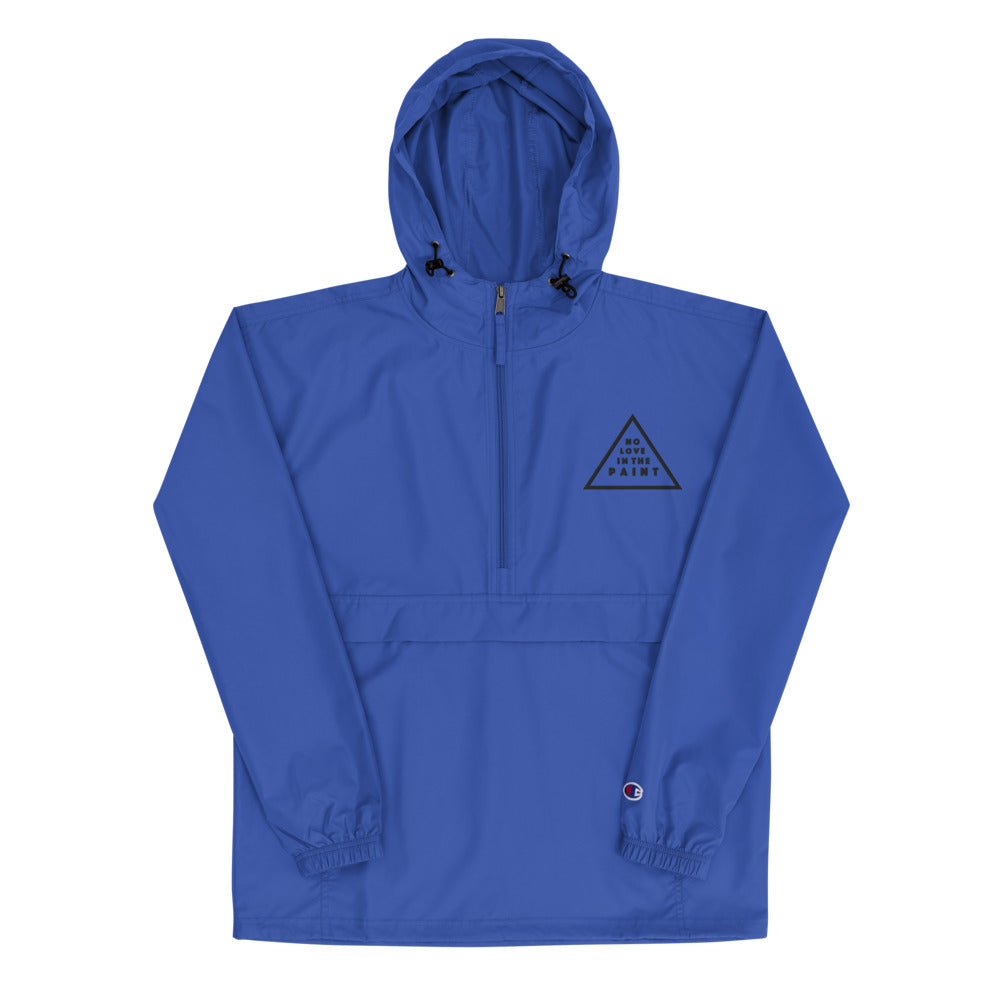 NOLOVEINTHEPAINT X Champion Packable Windbreaker Jacket (Unisex)